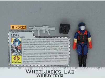 Vipers V1 100% Complete G.I. Joe 1986 Hasbro Vintage Action Figure