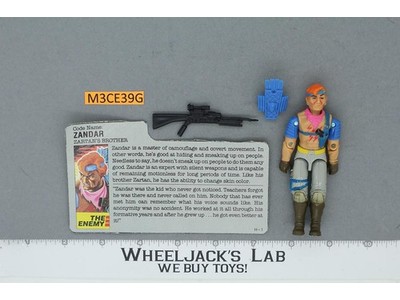 Zandar V1 100% Complete G.I. Joe 1986 Hasbro Vintage Action Figure