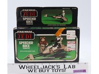 Speeder Bike 100% Complete W/Box Star Wars ROTJ 1983 Kenner Vehicle MIB
