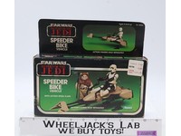 Speeder Bike 100% Complete W/Box Star Wars ROTJ 1983 Kenner Vehicle MIB