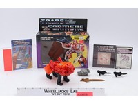 Rampage W/Box 100% Complete 1986 Vintage Hasbro G1 Transformers Figure MIB
