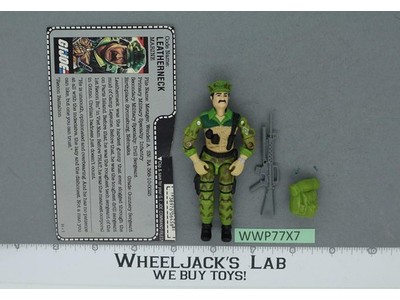 Leatherneck V1 100% Complete G.I. Joe 1986 Hasbro Vintage Action Figure