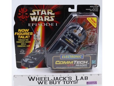 Electronic CommTech Reader Star Wars Episode 1 1998 Hasbro NEW MOSC SEALED