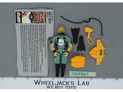 Wet-Suit V1 100% Complete G.I. Joe 1986 Hasbro Vintage Action Figure