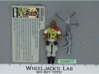 Roadblock V2 100% Complete G.I. Joe 1986 Hasbro Vintage Action Figure