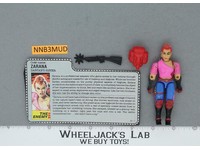 Zarana V1 EARRINGS 100% Complete G.I. Joe 1986 Hasbro Vintage Action Figure