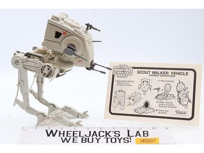 AT-ST Scout Walker 100% Complete Star Wars ROTJ 1982 Kenner Figure Vehicle