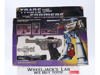 Megatron 100% Complete W/BOX & INSERT G1 Transformers Hasbro 1984 Figure