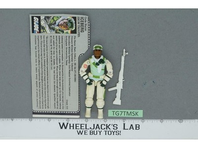 Iceberg V1 100% Complete G.I. Joe 1986 Hasbro Vintage Action Figure