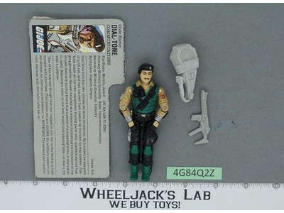 Dial-Tone V1 100% Complete G.I. Joe 1986 Hasbro Vintage Action Figure