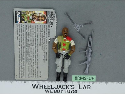 Roadblock V2 100% Complete G.I. Joe 1986 Hasbro Vintage Action Figure