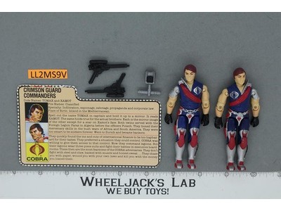 Tomax & Xamot V1 100% Complete G.I. Joe 1985 Hasbro Vintage Action Figure