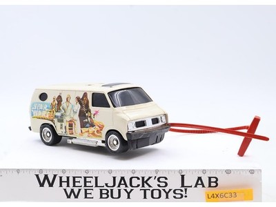 White Character Van W/ Rip Cord Star Wars 1977 Kenner SSP Vintage Toy Car