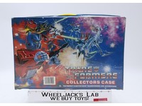 Vinyl Collectors Case W/Tray 1984 Tara Toy Corp. G1 Transformers Vintage