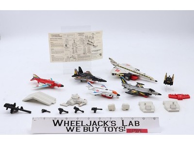 Superion Aerialbots Set 100% Complete Vintage 1986 G1 Transformers Hasbro