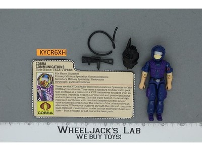 Tele-Vipers V1 100% Complete G.I. Joe 1985 Hasbro Vintage Action Figure