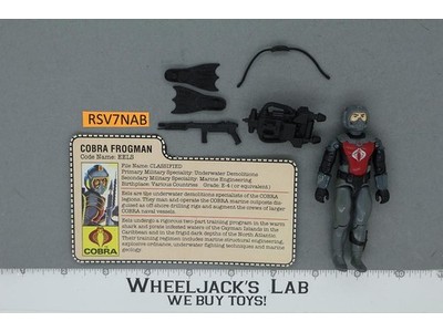 Eels V1 100% Complete G.I. Joe 1985 Hasbro Vintage Action Figure