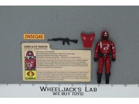 Crimson Guard V1 100% Complete G.I. Joe 1985 Hasbro Vintage Action Figure