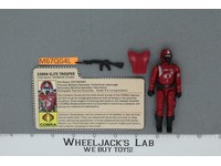 Crimson Guard V1 100% Complete G.I. Joe 1985 Hasbro Vintage Action Figure