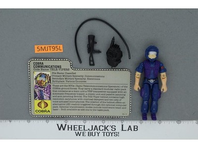 Tele-Vipers V1 100% Complete G.I. Joe 1985 Hasbro Vintage Action Figure