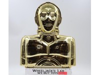 C-3PO Action Figure Storage Case W/ INSERT + Stickers Star Wars 1983 Kenner