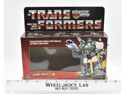 Hound Box Only 1985 Action Figure Vintage Hasbro G1 Transformers