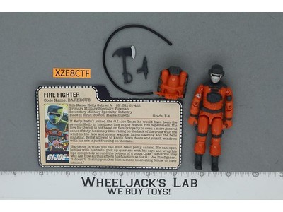 Barbecue V1 100% Complete G.I. Joe 1985 Hasbro Vintage Action Figure