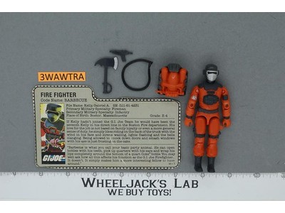 Barbecue V1 100% Complete G.I. Joe 1985 Hasbro Vintage Action Figure