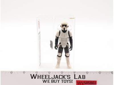 Biker Scout Hong Kong UKG GRADED 80% Star Wars 1983 Kenner Action Figure