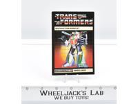 Wheeljack Action Figure Instruction Manual Booklet 1984 Hasbro G1 Transformers