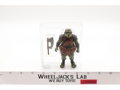 Gamorrean Guard Dark Armor Hong Kong AFA 75+ Star Wars 1983 Kenner Action Figure