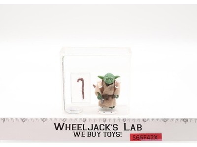 Yoda Brown Snake Dark Green Skin HK CAS GRADED 85 Star Wars 1980 Kenner Figure