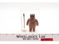 Romba Ewok AFA GRADED 70+ Star Wars 1985 Kenner Action Figure