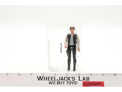 Han Solo Small Head Hong Kong AFA GRADED 75 Star Wars 1977 Kenner Action Figure