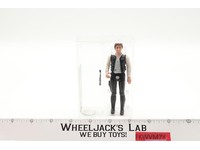 Han Solo Small Head Hong Kong AFA GRADED 75 Star Wars 1977 Kenner Action Figure