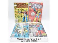 Lot of 4 The Transformers Universe 25th Anniversary #1-4 G1 Marvel Comics