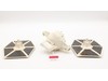 White Imperial Tie Fighter WORKS 100% Complete Star Wars 1978 Kenner Vehicle