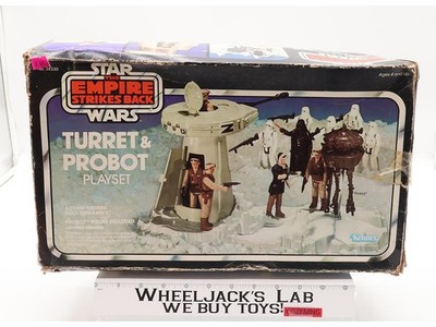 Turret & Probot 100% Complete W/Box Star Wars ESB 1980 Kenner Vintage Playset