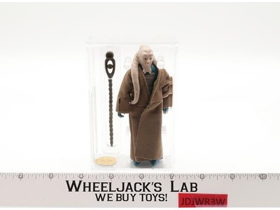 Bib Fortuna Green Lining Dark Staff Taiwan AFA 85+ Star Wars 1983 Kenner Figure