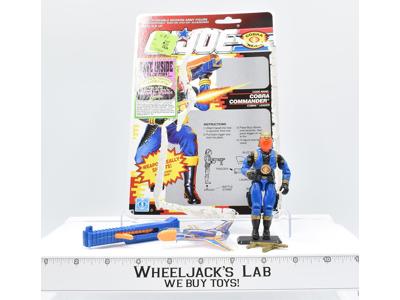 Cobra Commander V4 W/Cardback 100% Complete GI Joe 1991 Hasbro Action Figure