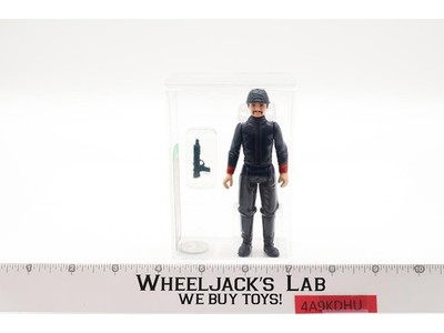 Bespin Security Guard White Square Mustache AFA 80 Star Wars 1980 Kenner Figure