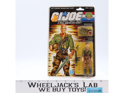 Duke GI Joe Tiger Force 35 Back 1988 Hasbro Vintage Action Figure MOSC