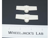 Ultra Magnus 2x White Trailer Connector Tabs Clips 1986 Vintage G1 Transformers