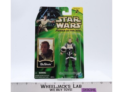 BoShek Star Wars Power of the Jedi POTJ 2001 Hasbro Action Figure NEW SEALED