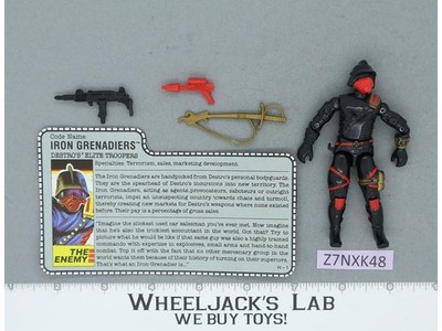 Iron Grenadiers V1 100% Complete G.I. Joe 1988 Hasbro Vintage Action Figure