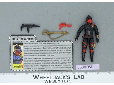 Iron Grenadiers V1 100% Complete G.I. Joe 1988 Hasbro Vintage Action Figure