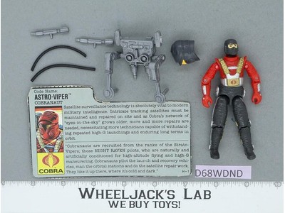 Astro Viper V1 100% Complete G.I. Joe 1988 Hasbro Vintage Action Figure