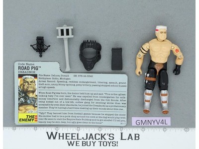 Road Pig V1 100% Complete G.I. Joe 1988 Hasbro Vintage Action Figure