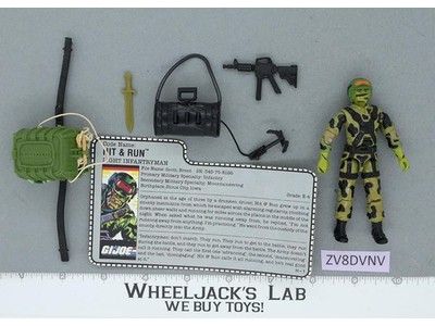 Hit & Run V1 100% Complete G.I. Joe 1988 Hasbro Vintage Action Figure