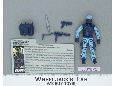 Shockwave V1 100% Complete G.I. Joe 1988 Hasbro Vintage Action Figure